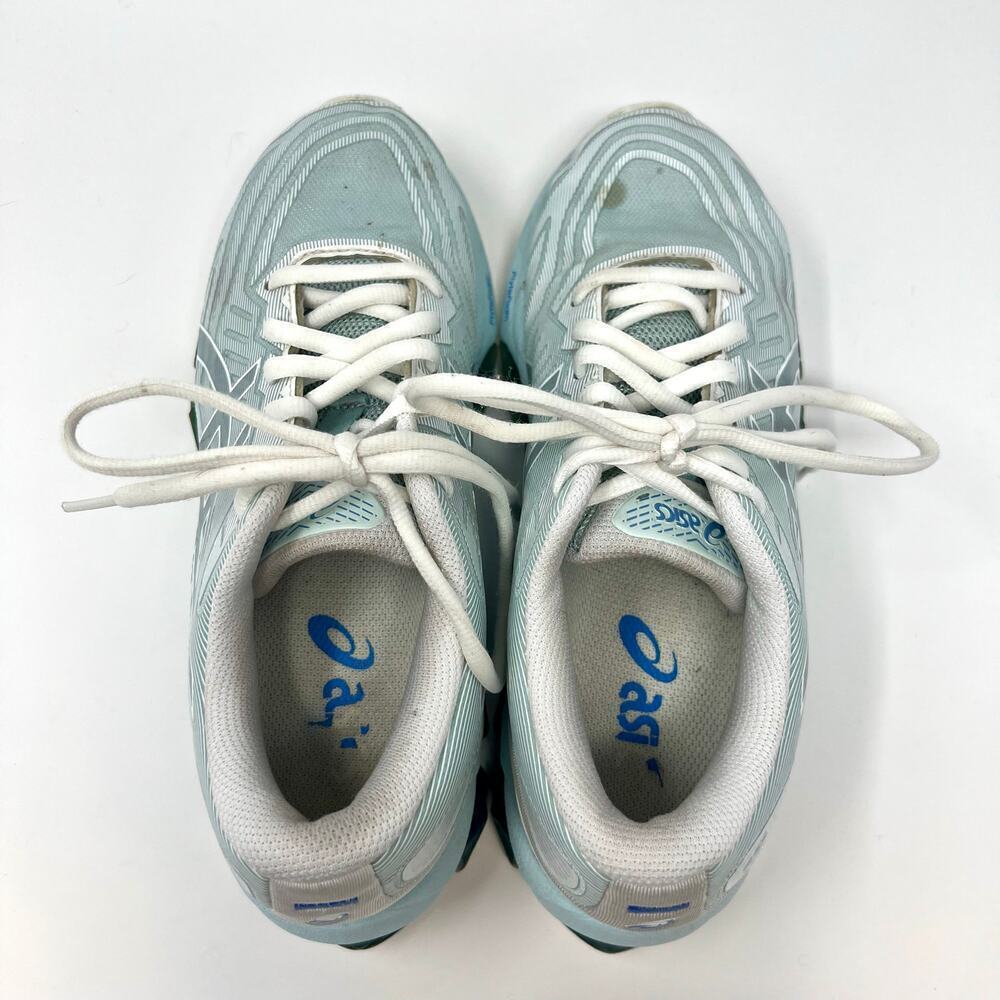 ASICS Gel Quantum 360 VII Sneaker Aqua Angel / White Walking Shoe Workout 6.0 - Picture 4 of 7